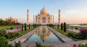 Taj Mahal Agra Uttar Pradesh front view