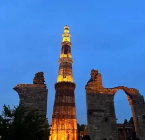 Qutub Minar Delhi India historic monument at New Delhi