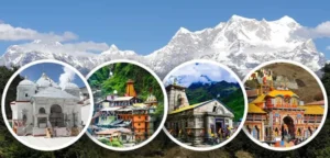 Char Dham Yatra Package from Delhi – All Four Dhams Yamunotri Gangotri Kedarnath Badrinath with Himalayan Background